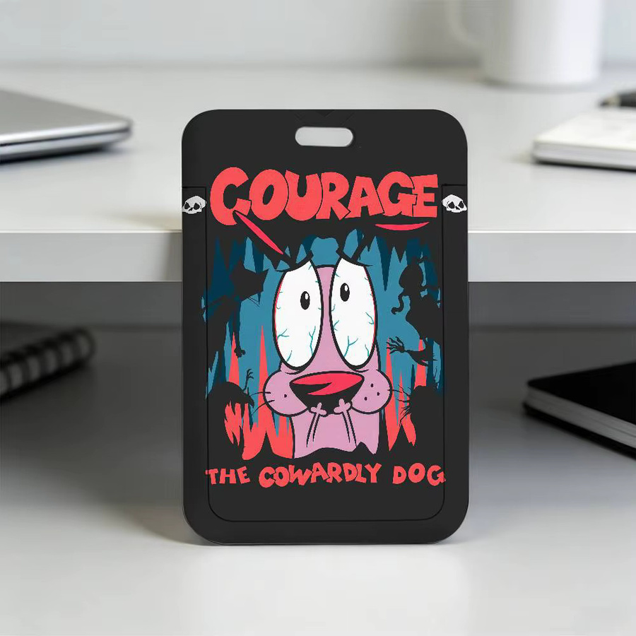 C-COURAGE Cartoon Hund Kartenhalter und Schlüsselband in Multicolour - Bild 5