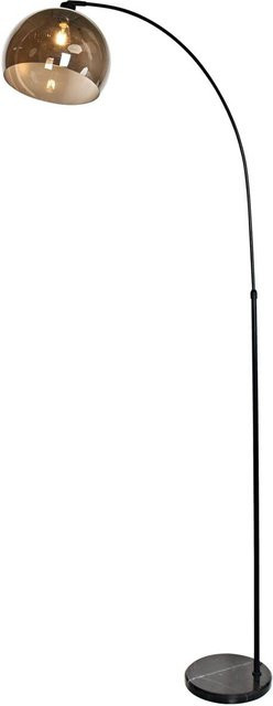 Pocoline Stehlampe Olga in Schwarz aus Metall mit E27 Fassung, B/T/H: 86 x 25 x 175 cm - Bild 1