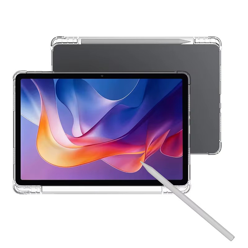 Stoßfeste Schutzhülle für Xiaomi Redmi Pad 2 HD 11 Zoll mit Stifthalter in Transparent - Bild 3