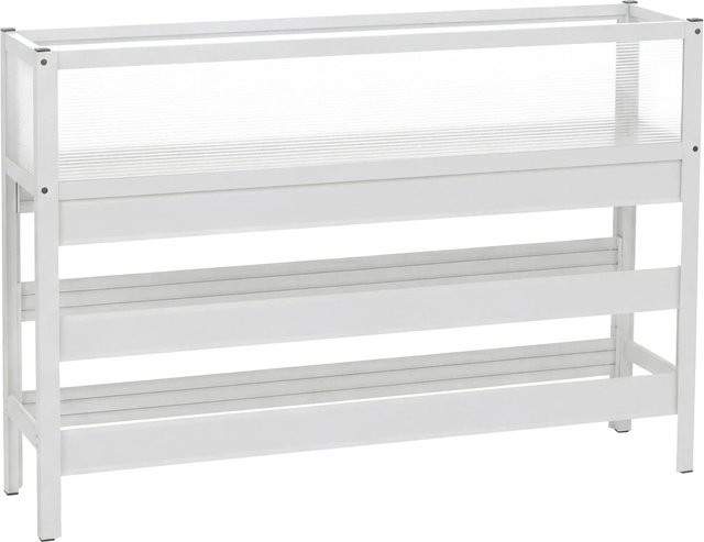 Hochbeet MCW-P96 aus Aluminium in Weiß, B/T/H: 120 x 82 x 30 cm - Bild 2