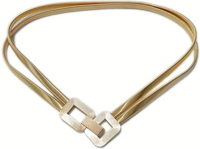 Ruidi bb Taillenkette, Metall, beige, Damen, 70-85 cm - Bild 1