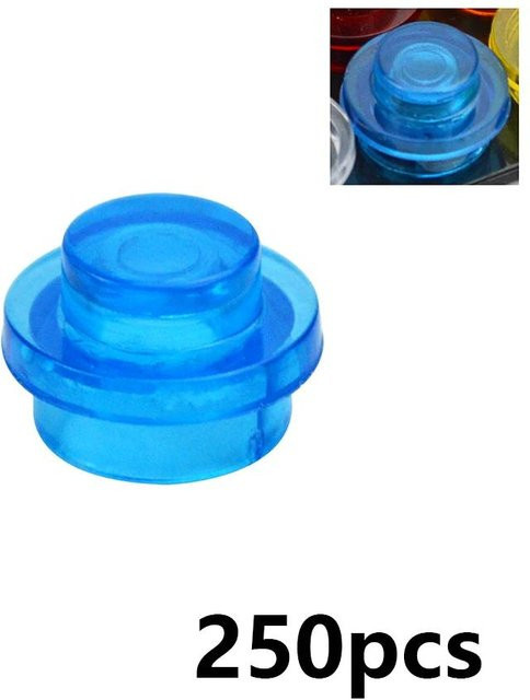 Wucifang Bags MOC Bausteine Rund 1x1 Punkt, Nachfüllpack, 250-teiliges Set, ab 6 Jahren - Bild 1