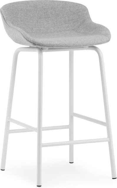 Normann Copenhagen Hyg Barhocker mit Vollpolsterung in Weiß im skandinavischen Stil, Höhe: 65 cm - Bild 1