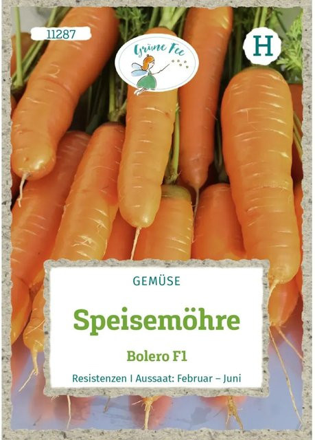 Grüne Fee Speisemöhre Bolero F1 Saatgut 500 g - Bild 1