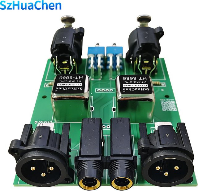 TITAK 2-Kanal XLR Audio-Isolator zur Rauschunterdrückung und Eliminierung von Stromrauschen mit 6,5 XLR Anschlüssen - Bild 1