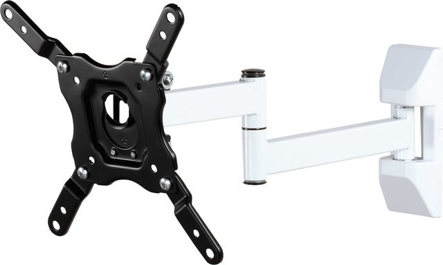 Vivanco TV Wandhalterung Weiß, voll beweglich für Bildschirme bis 109 cm / 43 Zoll, VESA 200, max. 25 kg - Bild 1