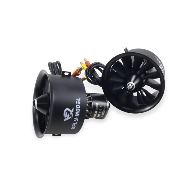 Xfly 50 mm 12-Blatt-EDF-Netzteil 2627-Kv4600 4S bürstenloser Motor für RC-Jet-Flugzeuge - Bild 1