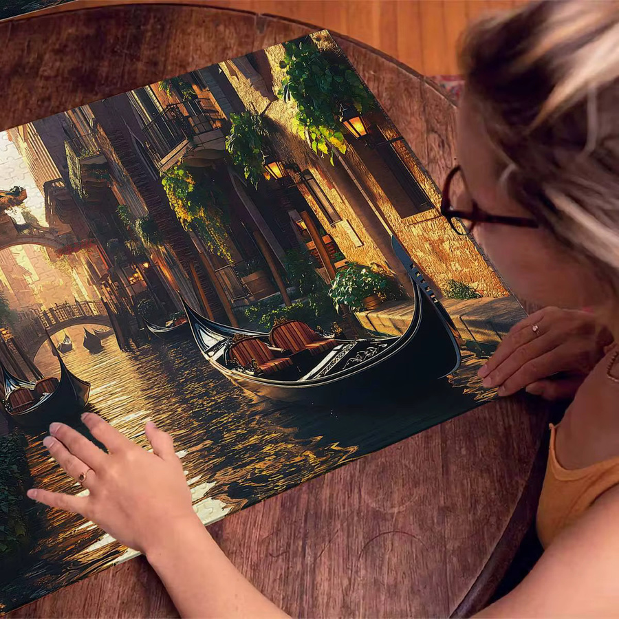 AZNM Venedig Canal Sunset Puzzle, 1.000 Teile - Bild 4