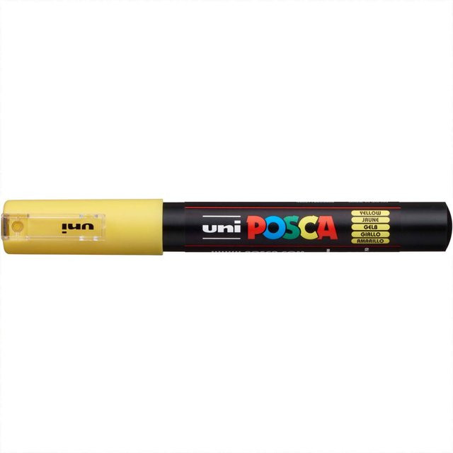 POSCA Marker PC-1MC Gelb mit 0,7-1mm Spitze - Bild 2