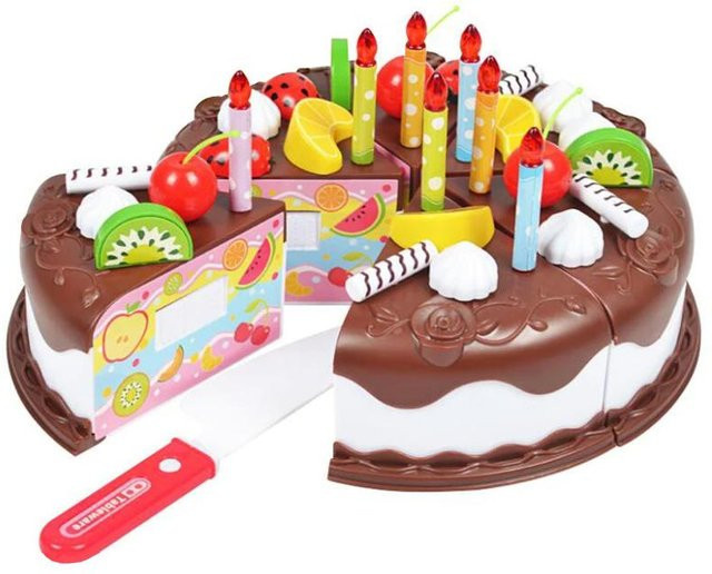 Binchi Küchen-Schneide-Lebensmittelspielzeuge, Rollenspielspielzeug, Kunststoff, ab 3 Jahre - Bild 1
