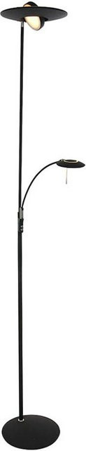 Steinhauer Zenith 7860 LED-Deckenfluter in Schwarz mit Leselicht und Tunable White (2200K - 4000K), dimmbar und verstellbar - Bild 1