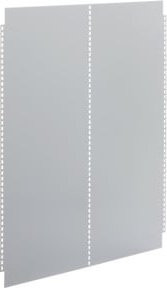 Bito Rückwandsegment Set aus Stahl, grau, H x B: 200 x 130 cm - Bild 1