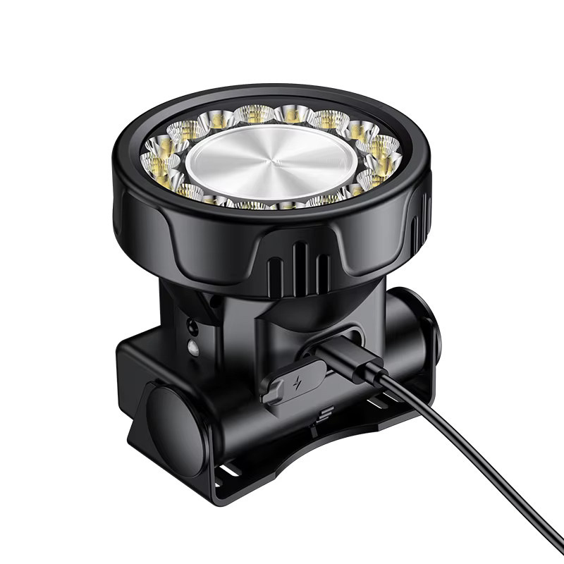 Philips LED-Scheinwerfer mit 19 Lampenperlen, 450 lm, wiederaufladbar, Farbe Schwarz, Weiß - Bild 7