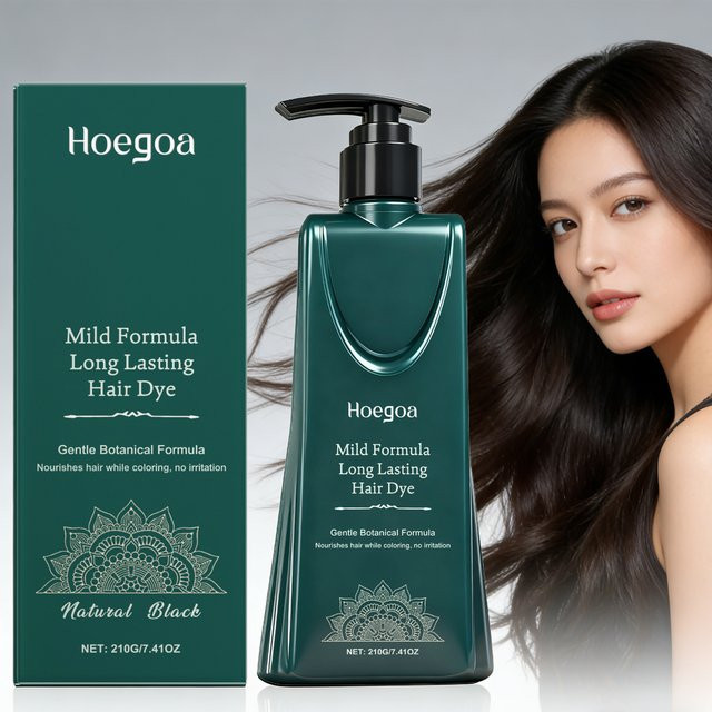 HOEGOA Haarverdunkelungs-Shampoo, Creme, Unisex - Bild 1