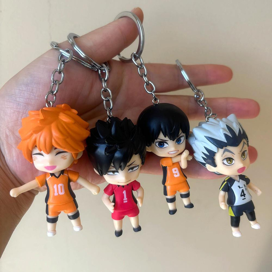 Yiran toy 1 Haikyu!! Kenma Kozume Shoyo Hinata Figur Schlüsselanhänger 8-teiliges Set - Bild 2