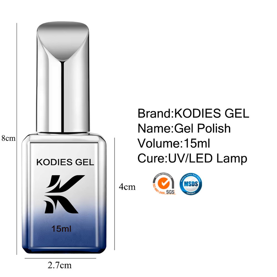 Kodies Gel Nagellack, Mango gelb - Bild 2