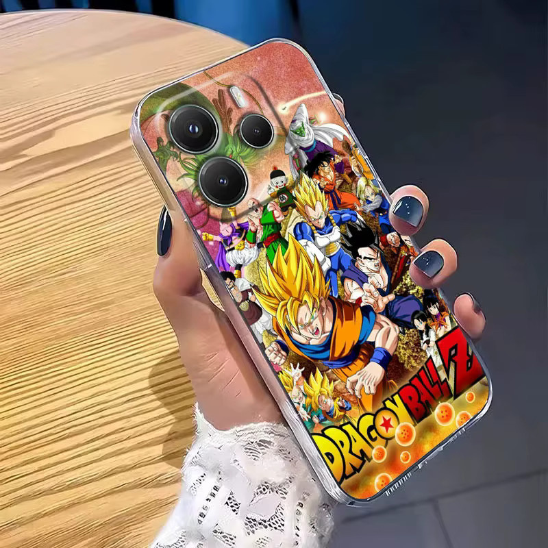Goku Dragon Ball Handyhülle für Xiaomi Redmi Note 15 14 13 12 11 10 Pro Plus 5G sowie Redmi 15C 14C 13C 12C Cover, transparent - Bild 3