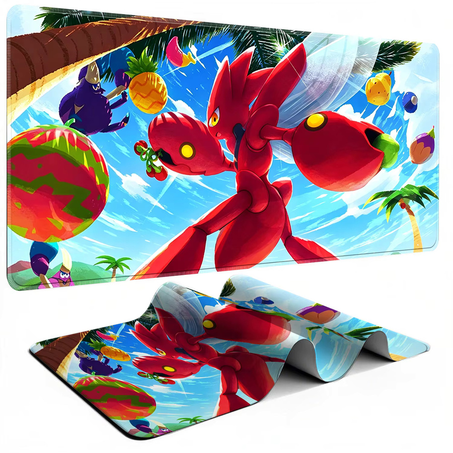 Potdemiel Anime Mauspad Scizor in Multicolour für Gamer und Büro - Bild 2