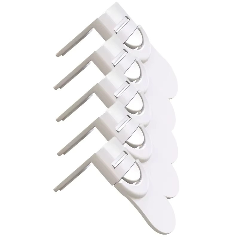 XUNYI Baby Sicherheitsschloss für Schubladen und Schränke aus Kunststoff in Weiß (5er Pack) - Bild 2