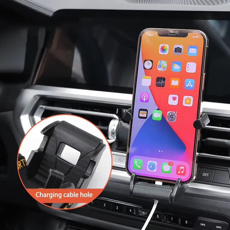 Auto-Handyhalterung im Rennsitz-Design mit Saugnapf für Smartphones wie iPhone, Samsung und Mi in Rot und Schwarz - Bild 3