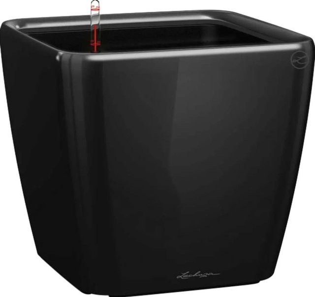 Lechuza Pflanzgefäß Quadro Premium LS Schwarz hochglanz B/T/H: 43 x 43 x 40 cm - Bild 1