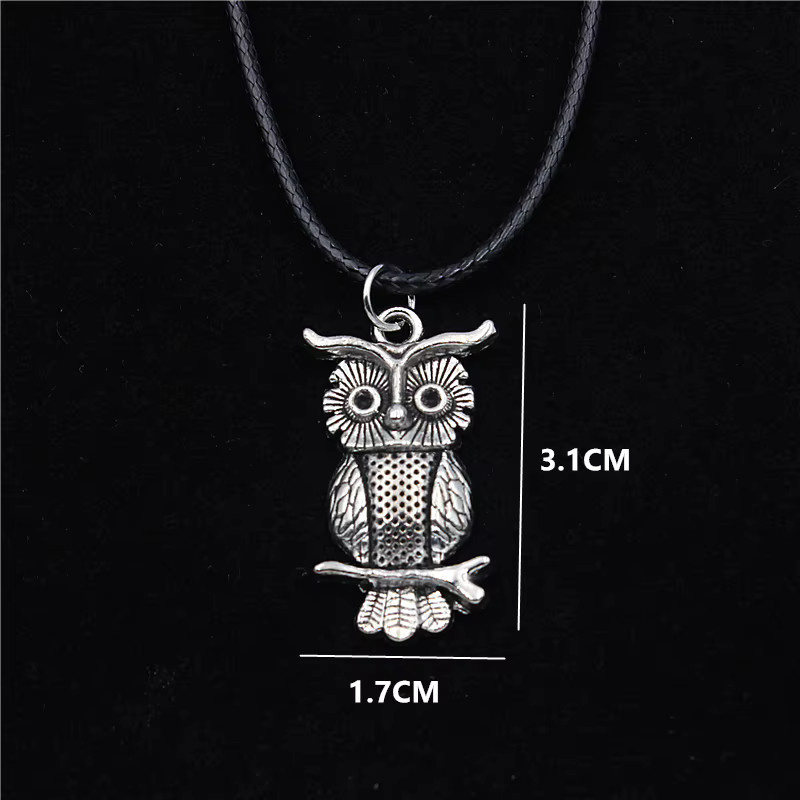 Weyena Schmuckset Eule, Silber, Halskette, Ohrringe, Damen - Bild 2