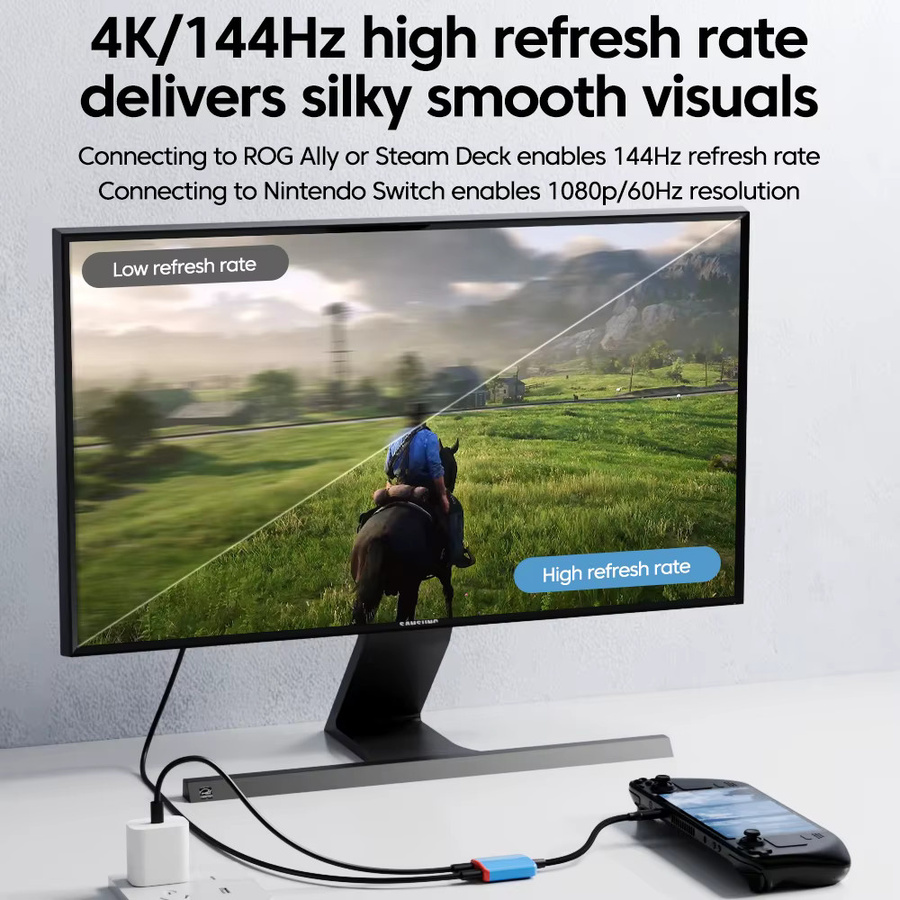 Hagibis USB-C Hub mit PD100W und 8K@60Hz Video-Capture-Karte für Streaming und Gaming in Blau - Bild 5