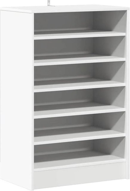 vidaXL Schuhschrank Weiß aus Holzwerkstoff für den Flur, B/T/H: 60 x 35 x 92 cm - Bild 1