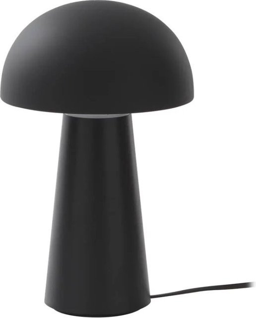 Lindby LED Tischlampe Zyre in Schwarz, moderne dimmbare Pilz-Form Wohnzimmerleuchte aus Kunststoff - Bild 1