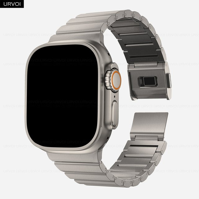 URVOI Uhrenarmband Titan, Silber, Unisex - Bild 1