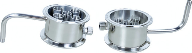 YOHOYAMA Tri-Clamp-Gleichrichtungsmodul mit 1/8 Zoll Außengewinde und Schutzrohrnippel für die Destillation in 2 Zoll oder 3 Zoll - Bild 1