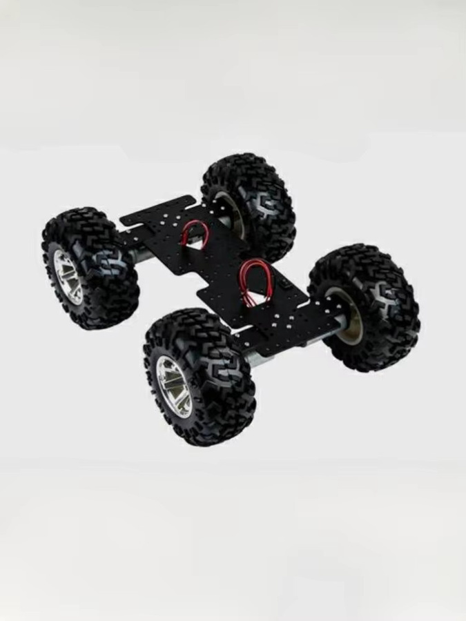 YoufangSmart Großes Chassis 4WD Roboterauto, Schwarz, Fahrzeuge - Bild 2