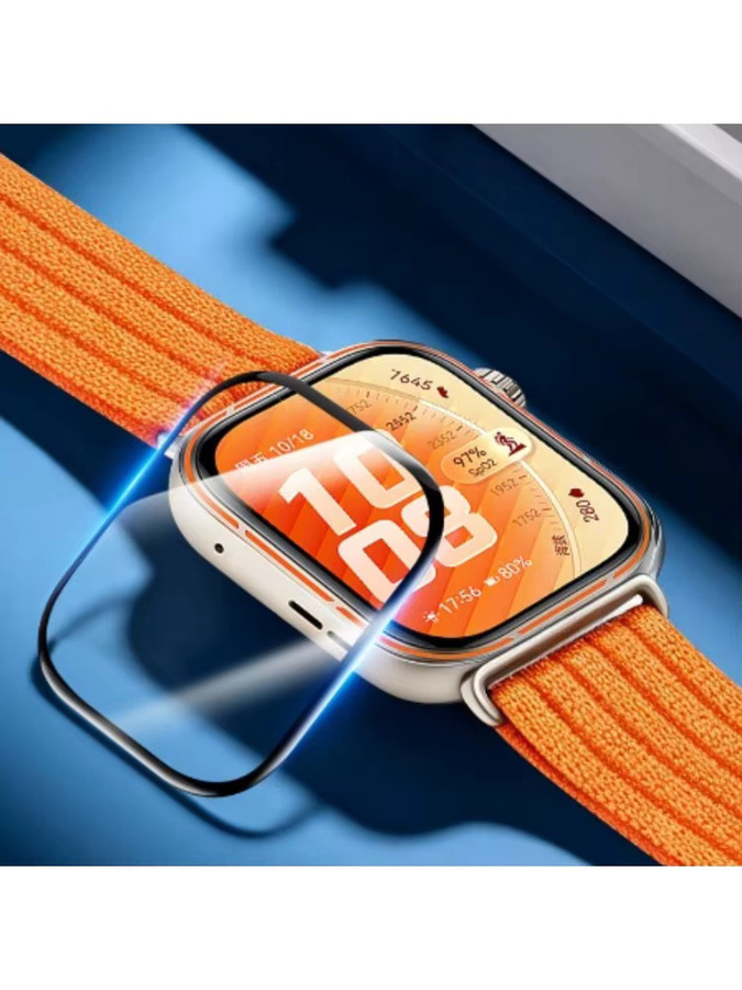 Huawei Displayschutzfolie Watch Fit 5, PMMA, transparent, Unisex - Bild 6