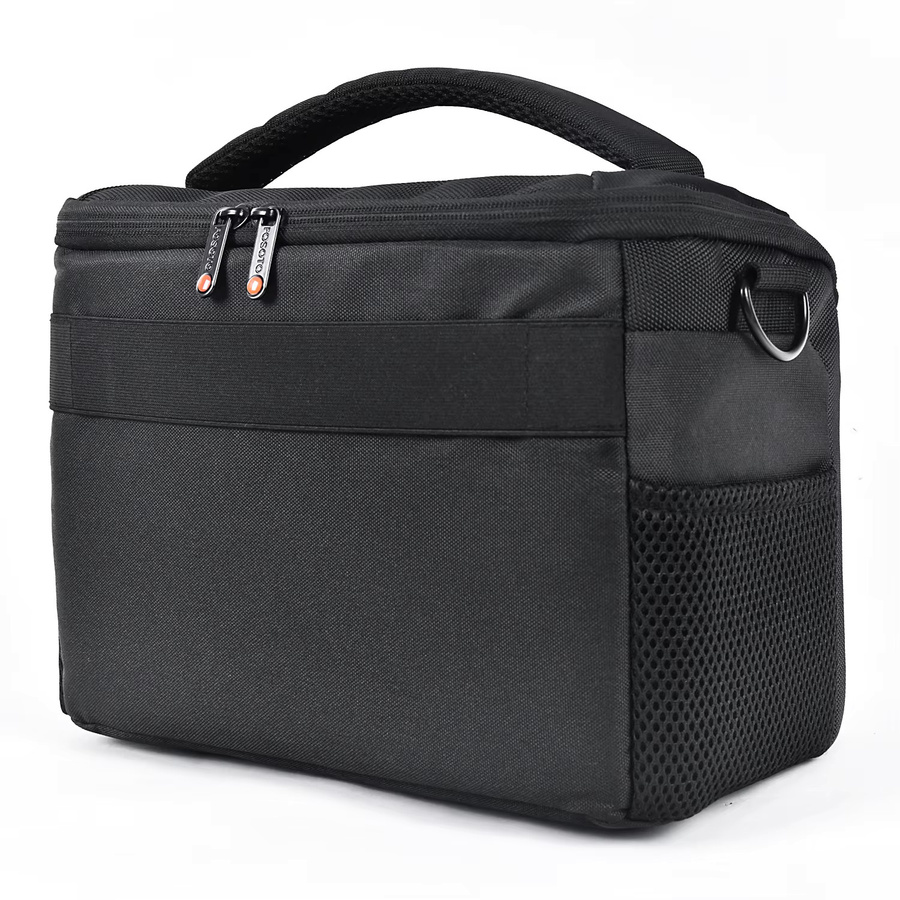 Fosoto DSLR Kamera Umhängetasche in Schwarz, wasserdichte und staubdichte Tasche für Nikon, Canon und Sony M50 - Bild 2
