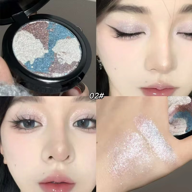 ART VALUE Glitzer-Lidschatten-Palette, glänzend, Augen - Bild 2