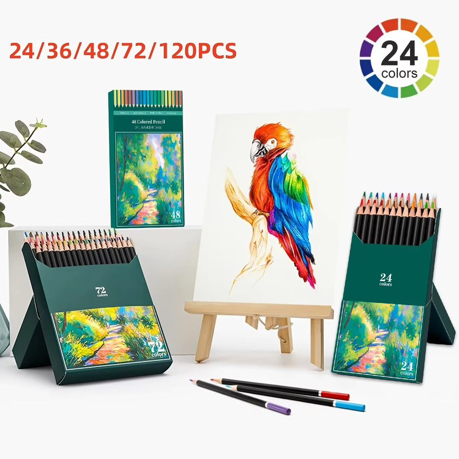 Buntstifte mit weichem Kern in Multicolour für Erwachsene zum Zeichnen und für Malbücher, 72 Stück - Bild 2