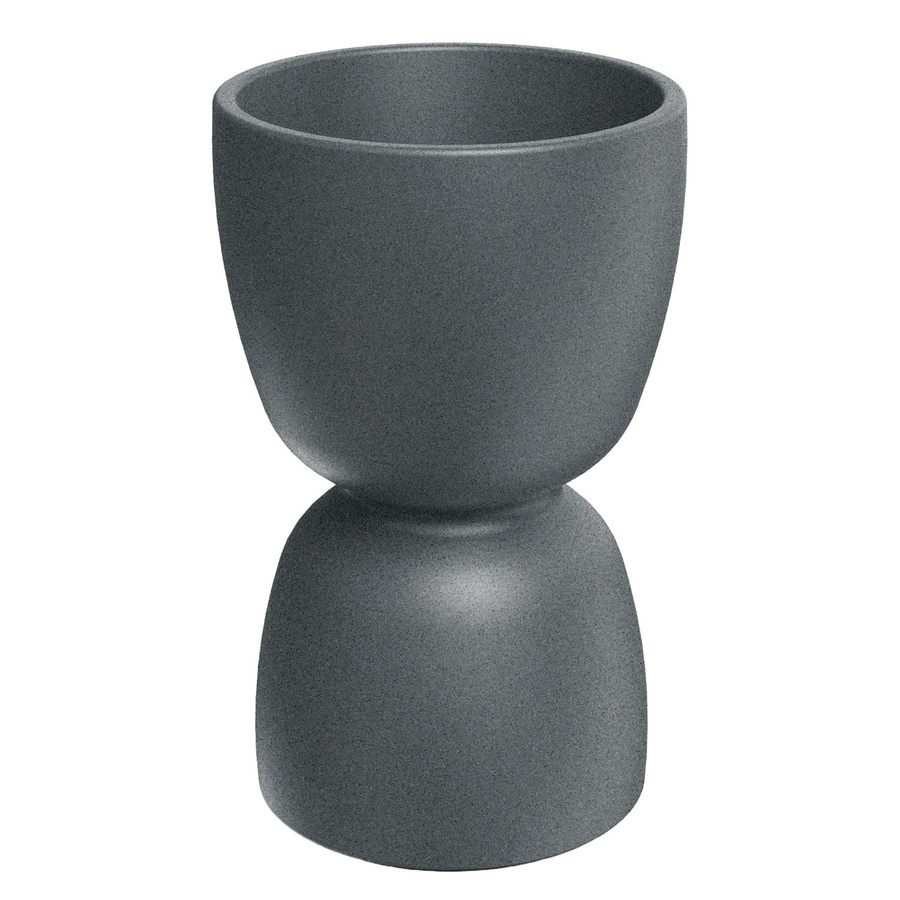 Prosperplast Blumentopf Duala Round in Granit Grau, Durchmesser: 40 cm, Höhe: 61 cm - Bild 2