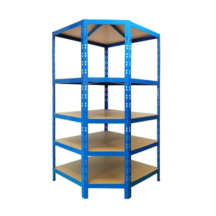 Mammut Eckregal Blau H: 180 cm, B: 90 cm, T: 42 cm, Tiefe: 60 cm - Bild 2
