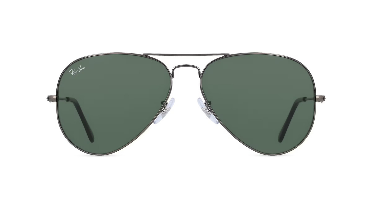 Ray-Ban RB 3025 Sonnenbrille Aviator, Vollrand, Metall, Unisex, grau - Bild 1
