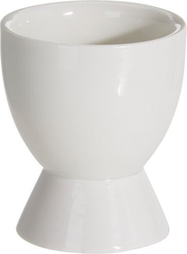 Eierbecher aus Porzellan von KOOPMAN, Weiß, Höhe: 6 cm, 1 Stück - Bild 1