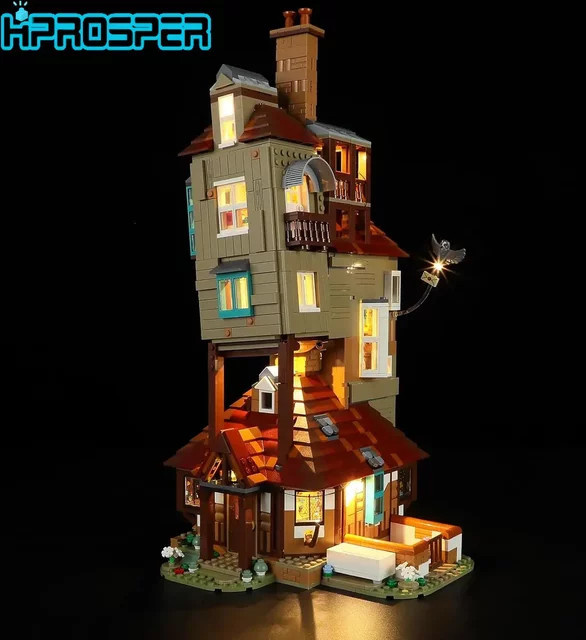 HPROSPER LED-Licht für LEGO 76437 The Burrow, Collectors' Edition, mit Batteriebox - Bild 1