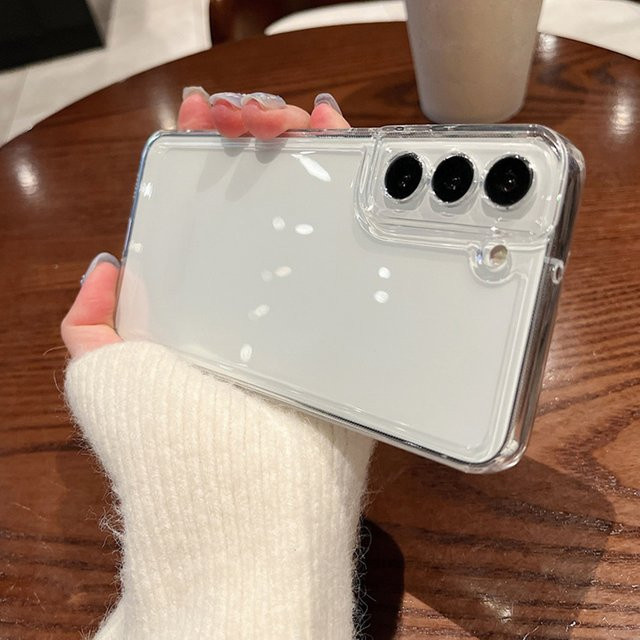 Transparente Silikonhülle für Samsung Galaxy A15 A14 A55 A54 A53 A36 A26 A16 A34 A35 S25 Edge S24 FE S23 S22 Ultra Plus - Bild 1