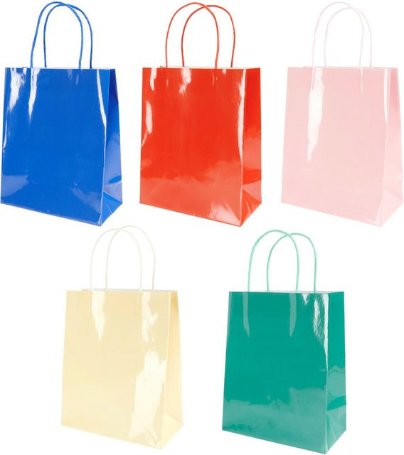 Rico Design Papiertüten Set Magic Rainbow in Mehrfarbig, B: 21,0 cm, H: 18,0 cm, T: 5,0 cm - Bild 1
