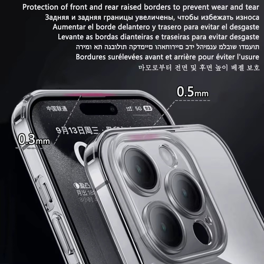 Apple MagSafe Schutzhülle aus Acryl und Silikon für iPhone, transparent - Bild 4