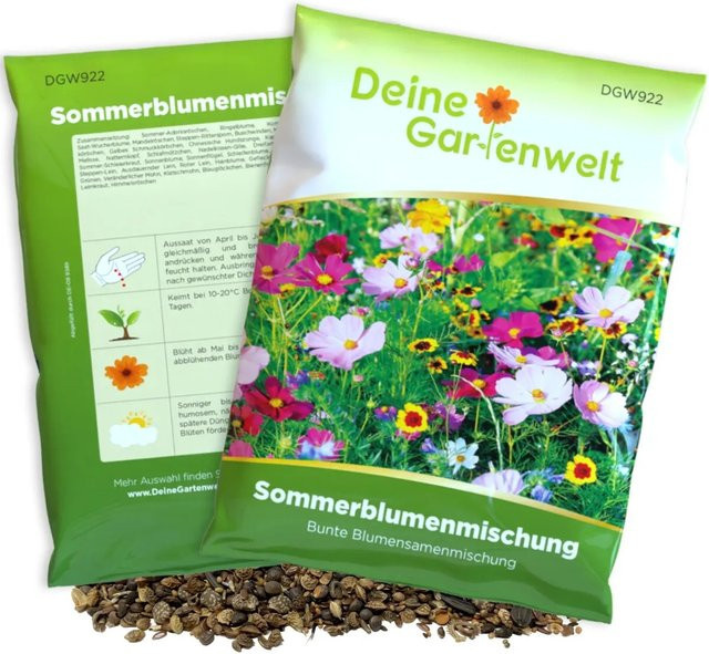 Deine Gartenwelt Sommerblumenwiese Blumenmischung Samen 100 g - Bild 1