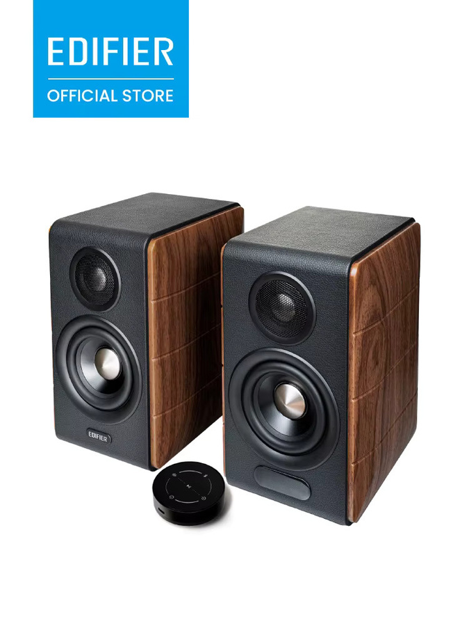 Edifier S880DB MKII 2.0 Regallautsprecher Hi-Fi Hi-Res Bluetooth 5.3 LDAC 88W RMS in Braun - Bild 1