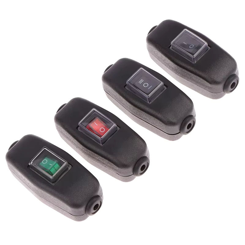 JETTING LED Inline-Kabeltrennschalter wasserdicht und staubdicht, Schwarz, 250V 10A - Bild 2
