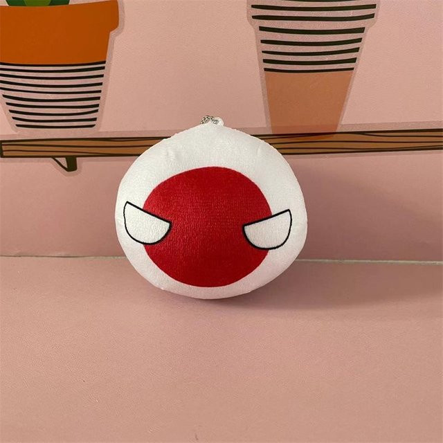 Binchi Fitness Polandball Plüschtier, Stoffpuppe, 10cm, ab 14 Jahren - Bild 1