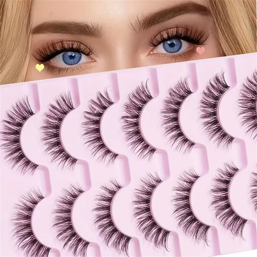 LIMEIKAI Künstliche Wimpern, Black, Unisex - Bild 3