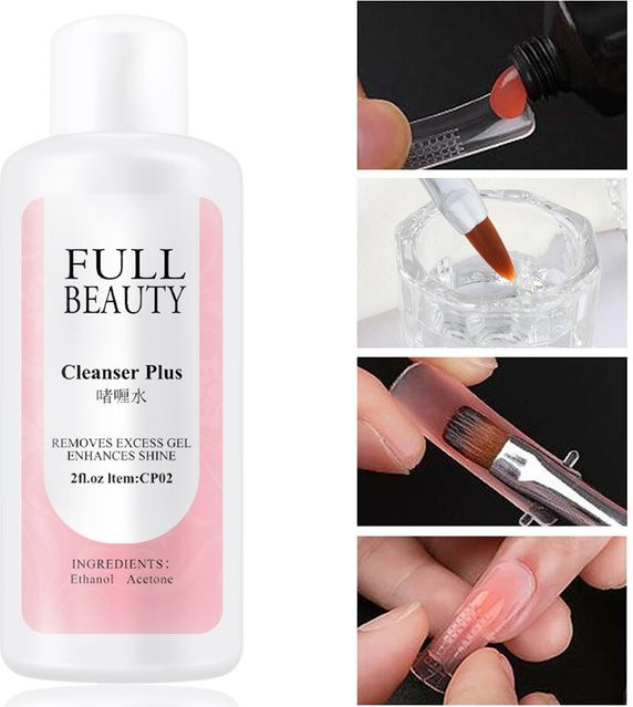 Full Beauty Nagel Flüssigkeits Rutschlösung, 35 ml, Glänzend - Bild 1